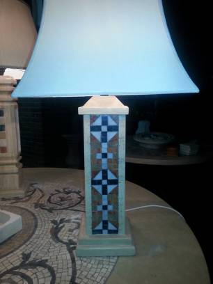 Exclusive Lamps in travertine.